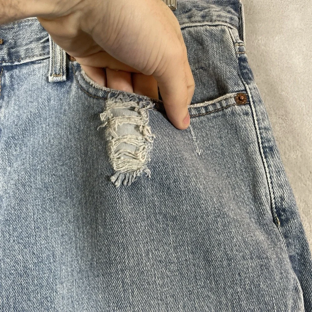 Vtg Levis 527 Jeans Mens 36x32 Distressed Faded Y2K 2000s 2005 Low Rise Boot Fit